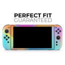 Abstract Neon Wave V2 // Premium Vinyl Wrap Skin Kit Compatible with the Nintendo Switch 2