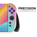 Abstract Neon Wave V2 // Premium Vinyl Wrap Skin Kit Compatible with the Nintendo Switch 2