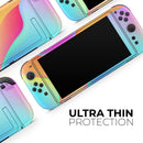 Abstract Neon Wave V2 // Premium Vinyl Wrap Skin Kit Compatible with the Nintendo Switch 2