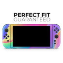 Abstract Neon Wave V3 // Premium Vinyl Wrap Skin Kit Compatible with the Nintendo Switch 2