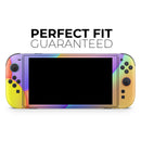 Abstract Neon Wave V4 // Premium Vinyl Wrap Skin Kit Compatible with the Nintendo Switch 2