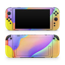 Abstract Neon Wave V4 // Premium Vinyl Wrap Skin Kit Compatible with the Nintendo Switch 2