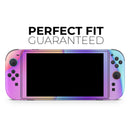 Abstract Neon Wave V6 // Premium Vinyl Wrap Skin Kit Compatible with the Nintendo Switch 2