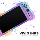 Abstract Neon Wave V6 // Premium Vinyl Wrap Skin Kit Compatible with the Nintendo Switch 2