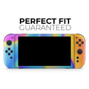 Abstract Neon Wave V7 // Premium Vinyl Wrap Skin Kit Compatible with the Nintendo Switch 2