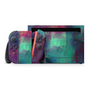 Abstract Oil Painting V3 // Premium Vinyl Wrap Skin Kit Compatible with the Nintendo Switch 2