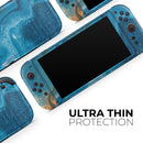 Abstract Oiled Blue Marble // Premium Vinyl Wrap Skin Kit Compatible with the Nintendo Switch 2