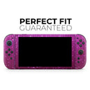 Abstract Pink Neon Rain Curtain // Premium Vinyl Wrap Skin Kit Compatible with the Nintendo Switch 2