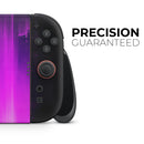 Abstract Vivid Pink Glitch // Premium Vinyl Wrap Skin Kit Compatible with the Nintendo Switch 2