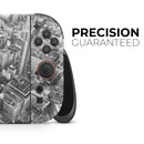 Aerial CityScape Black and White // Premium Vinyl Wrap Skin Kit Compatible with the Nintendo Switch 2
