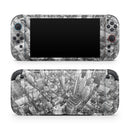 Aerial CityScape Black and White // Premium Vinyl Wrap Skin Kit Compatible with the Nintendo Switch 2
