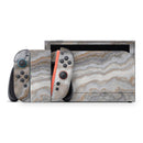 Agate Marble Slate V6 // Premium Vinyl Wrap Skin Kit Compatible with the Nintendo Switch 2