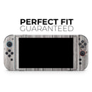 Aged White Wood Planks // Premium Vinyl Wrap Skin Kit Compatible with the Nintendo Switch 2