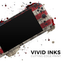 American Distressed Flag Panel // Premium Vinyl Wrap Skin Kit Compatible with the Nintendo Switch 2