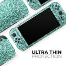 Aqua Green Glimmer // Premium Vinyl Wrap Skin Kit Compatible with the Nintendo Switch 2