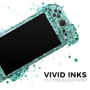 Aqua Green Glimmer // Premium Vinyl Wrap Skin Kit Compatible with the Nintendo Switch 2