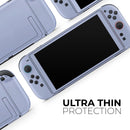 Ash Blue Pastel Color // Premium Vinyl Wrap Skin Kit Compatible with the Nintendo Switch 2