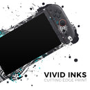 Aztec Elephant Blue Accented Modern Illustration // Premium Vinyl Wrap Skin Kit Compatible with the Nintendo Switch 2