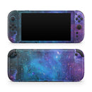 Azure Nebula // Premium Vinyl Wrap Skin Kit Compatible with the Nintendo Switch 2
