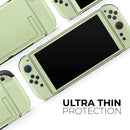Baby Green Pastel Color // Premium Vinyl Wrap Skin Kit Compatible with the Nintendo Switch 2