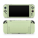 Baby Green Pastel Color // Premium Vinyl Wrap Skin Kit Compatible with the Nintendo Switch 2