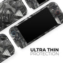 Black 3D Diamond Surface // Premium Vinyl Wrap Skin Kit Compatible with the Nintendo Switch 2