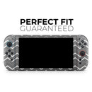 Black Gradient Layered Chevron // Premium Vinyl Wrap Skin Kit Compatible with the Nintendo Switch 2