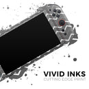 Black Gradient Layered Chevron // Premium Vinyl Wrap Skin Kit Compatible with the Nintendo Switch 2