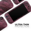 Black & Pink Marble Swirl V1 // Premium Vinyl Wrap Skin Kit Compatible with the Nintendo Switch 2