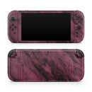 Black & Pink Marble Swirl V1 // Premium Vinyl Wrap Skin Kit Compatible with the Nintendo Switch 2