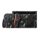 Black Scratched Marble // Premium Vinyl Wrap Skin Kit Compatible with the Nintendo Switch 2