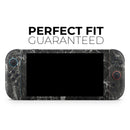 Black Scratched Marble // Premium Vinyl Wrap Skin Kit Compatible with the Nintendo Switch 2