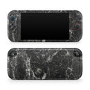 Black Scratched Marble // Premium Vinyl Wrap Skin Kit Compatible with the Nintendo Switch 2
