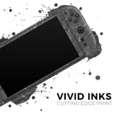 Black & Silver Marble Swirl V7 // Premium Vinyl Wrap Skin Kit Compatible with the Nintendo Switch 2