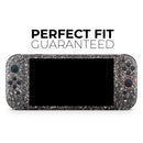 Black Unfocused Sparkle // Premium Vinyl Wrap Skin Kit Compatible with the Nintendo Switch 2