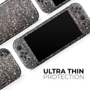 Black Unfocused Sparkle // Premium Vinyl Wrap Skin Kit Compatible with the Nintendo Switch 2
