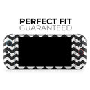 Black & White Chevron Pattern V2 // Premium Vinyl Wrap Skin Kit Compatible with the Nintendo Switch 2