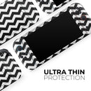 Black & White Chevron Pattern V2 // Premium Vinyl Wrap Skin Kit Compatible with the Nintendo Switch 2