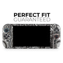 Black & White Pasiley Pattern // Premium Vinyl Wrap Skin Kit Compatible with the Nintendo Switch 2