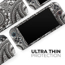 Black & White Pasiley Pattern // Premium Vinyl Wrap Skin Kit Compatible with the Nintendo Switch 2
