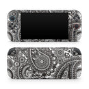 Black & White Pasiley Pattern // Premium Vinyl Wrap Skin Kit Compatible with the Nintendo Switch 2