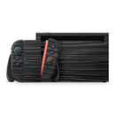 Black Wood Texture // Premium Vinyl Wrap Skin Kit Compatible with the Nintendo Switch 2