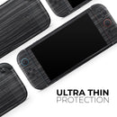 Black Wood Texture // Premium Vinyl Wrap Skin Kit Compatible with the Nintendo Switch 2