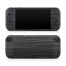 Black Wood Texture // Premium Vinyl Wrap Skin Kit Compatible with the Nintendo Switch 2