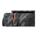Black and Chalky White Marble // Premium Vinyl Wrap Skin Kit Compatible with the Nintendo Switch 2