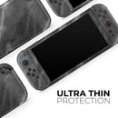 Black and Chalky White Marble // Premium Vinyl Wrap Skin Kit Compatible with the Nintendo Switch 2