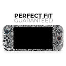 Black and White Aztec Paisley // Premium Vinyl Wrap Skin Kit Compatible with the Nintendo Switch 2