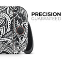 Black and White Aztec Paisley // Premium Vinyl Wrap Skin Kit Compatible with the Nintendo Switch 2