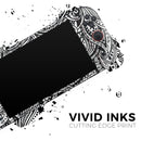 Black and White Aztec Paisley // Premium Vinyl Wrap Skin Kit Compatible with the Nintendo Switch 2