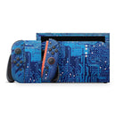 Blue Circuit Board V1 // Premium Vinyl Wrap Skin Kit Compatible with the Nintendo Switch 2